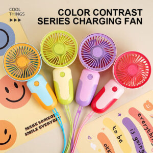 Portable Mini Handheld USB Fan – Rechargeable Cooling Fan